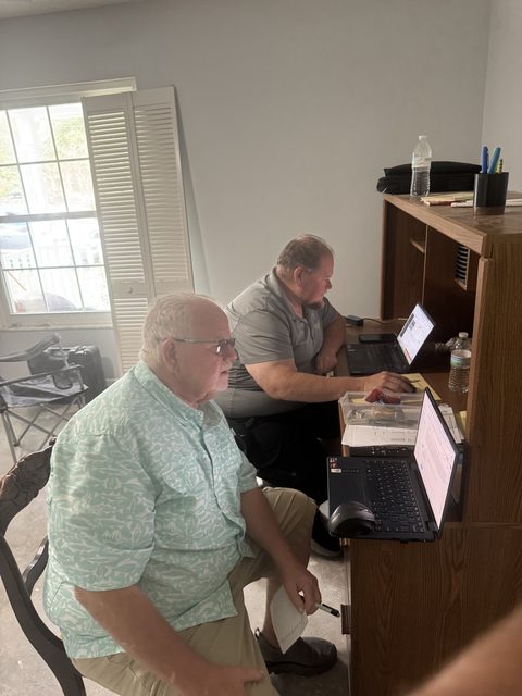 Sitting down with a homeowner to make an offer